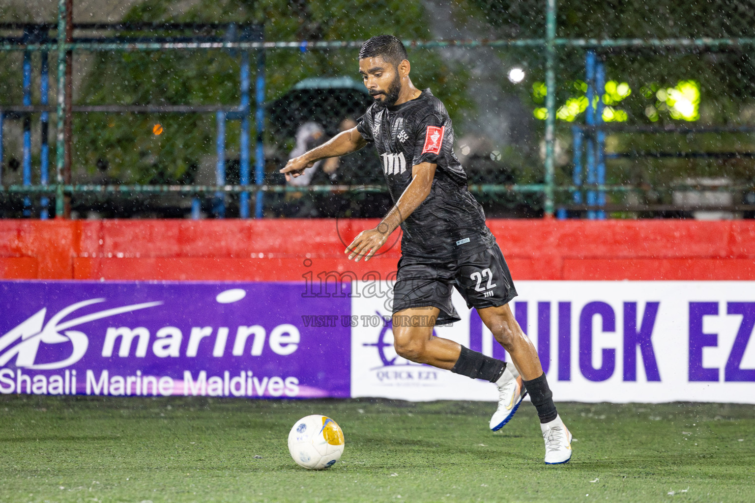 K Gulhi VS K Kaashidhoo on Day 20 of Golden Futsal Challenge 2025 was held on Friday, 24 January 2025, in Hulhumale', Maldives. 
Photos: Hassan Simah / images.mv