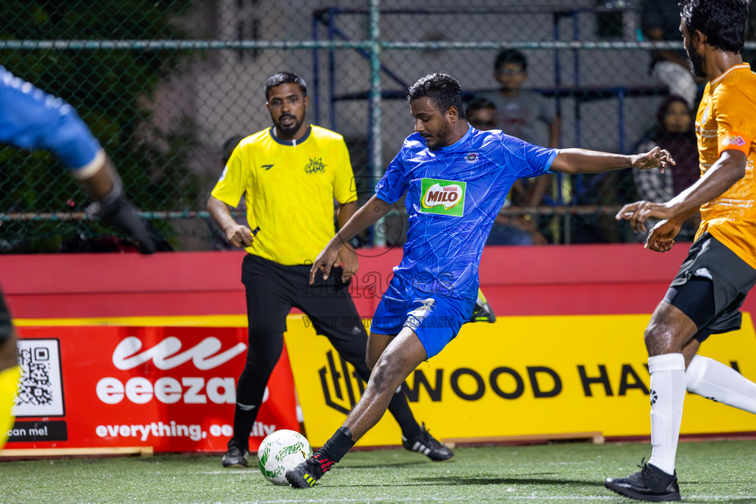 Police Club vs Club Male' City in Day 5 of Office League 2025 was held on Sunday, 20th April 2025 in Hulhumale', Maldives.
Photos: Ismail Thoriq / images.mv