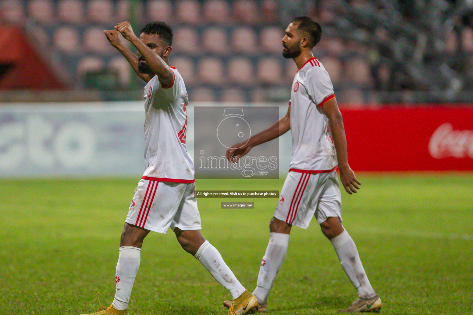 Maziya Sports & Recreation vs Buru Sports Club in President's Cup 2023, held on 20 April 2023 in National Football Stadium, Male', Maldives Photos: Hassan Simah, Mohamed Mahfooz