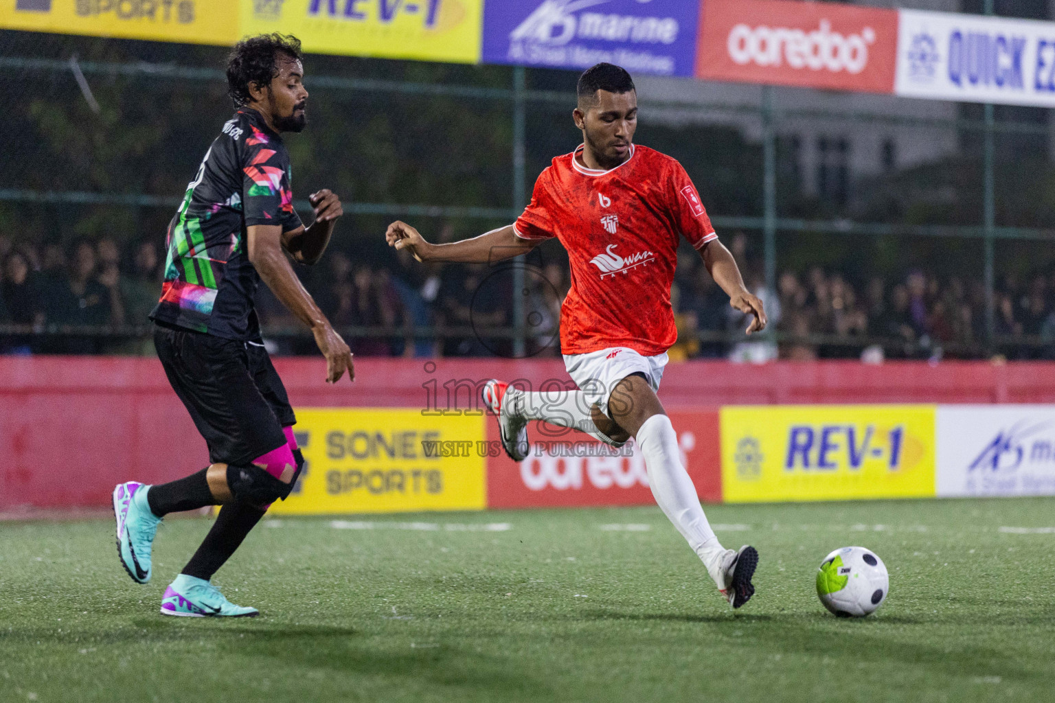 HA. Utheemu vs HA. Thuraakunu in Day 1 of Golden Futsal Challenge 2024 was held on Monday, 15th January 2024, in Hulhumale', Maldives Photos: Nausham Waheed  / images.mv