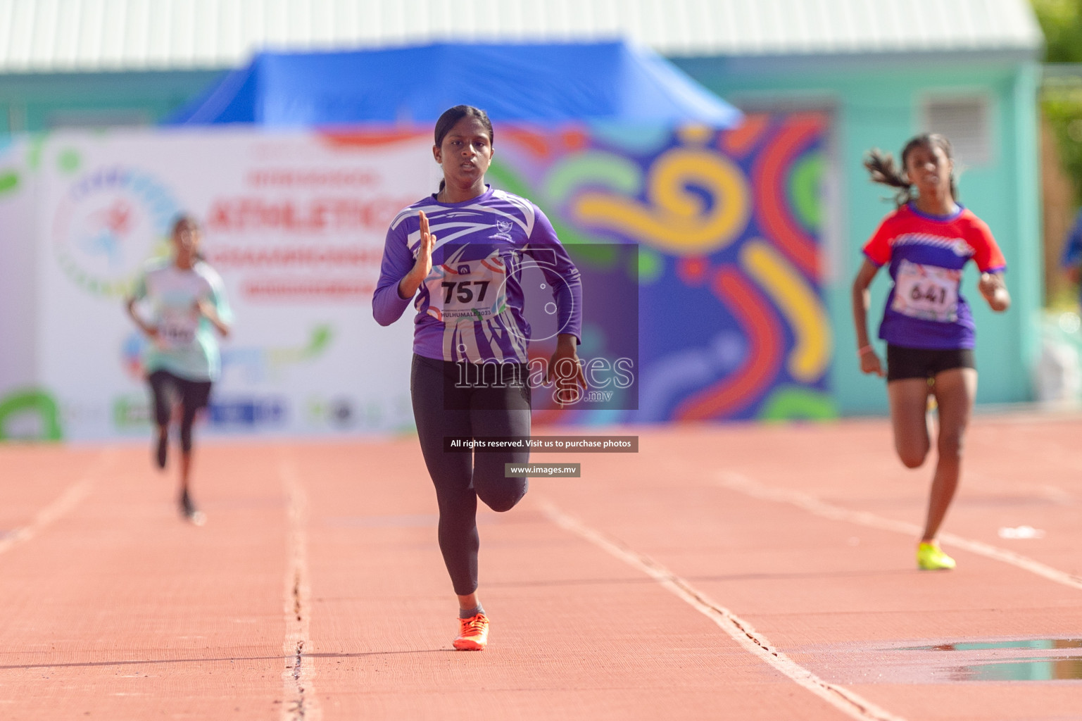 Day two of Inter School Athletics Championship 2023 was held at Hulhumale' Running Track at Hulhumale', Maldives on Sunday, 15th May 2023. Photos: Shuu/ Images.mv