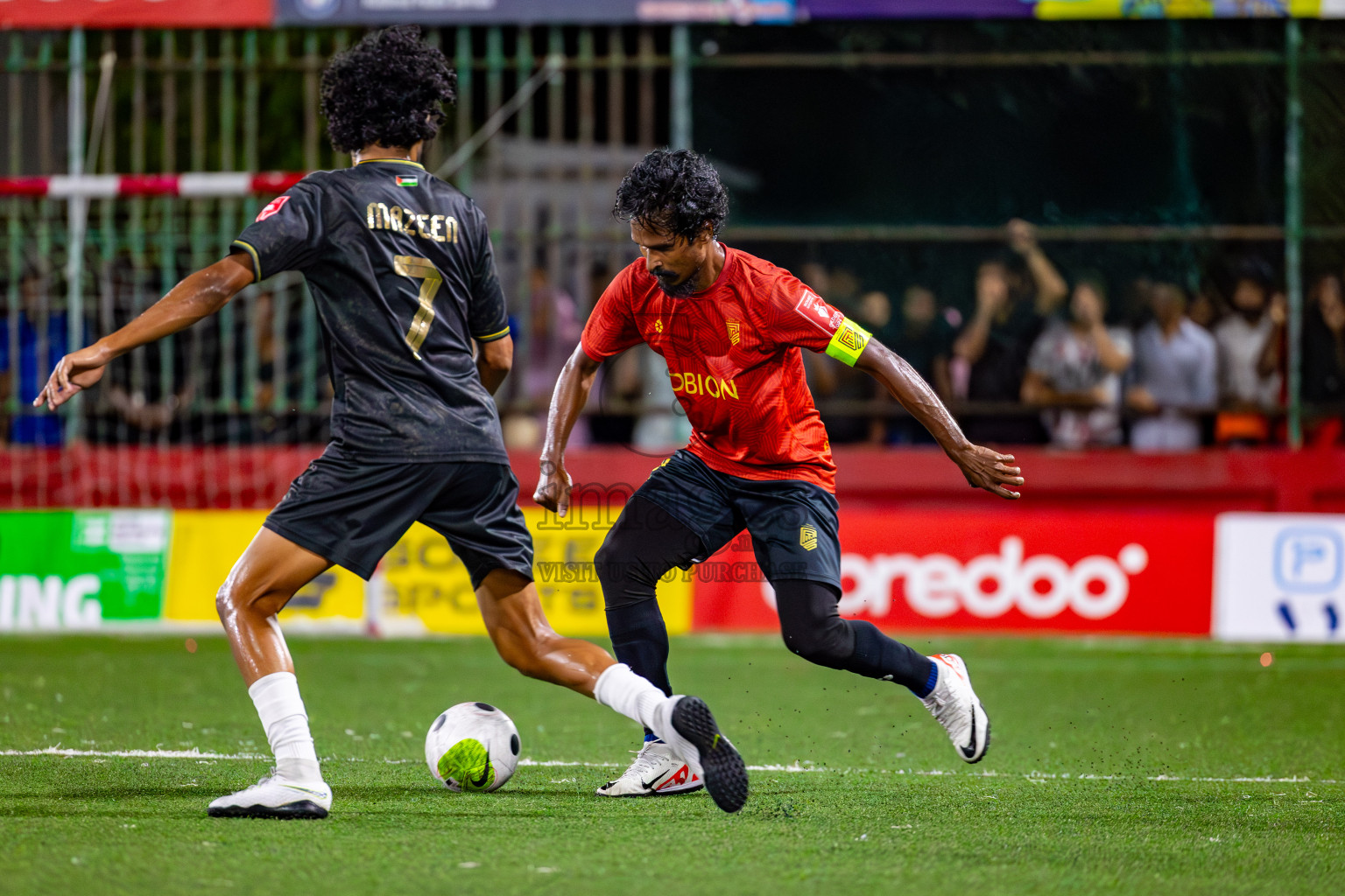 HDh Naavaidhoo vs HA Utheemu on Day 39 of Golden Futsal Challenge 2024 was held on Friday, 23rd February 2024, in Hulhumale', Maldives 
Photos: Mohamed Mahfooz Moosa/ images.mv