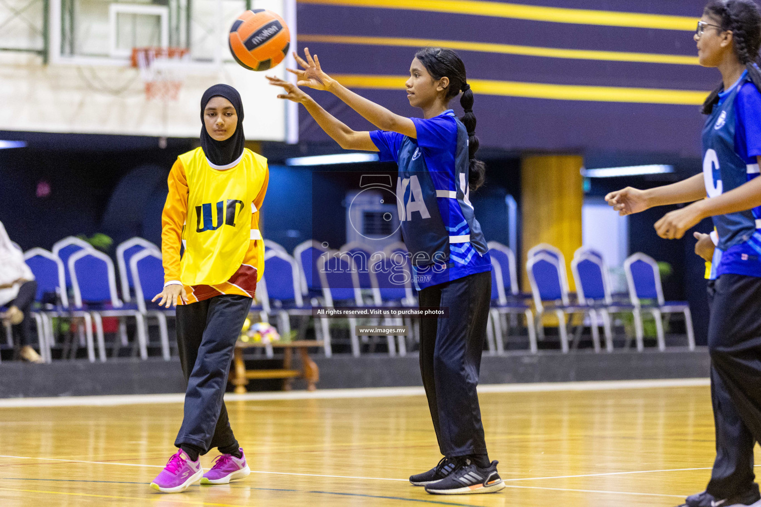 Day4 of 24th Interschool Netball Tournament 2023 was held in Social Center, Male', Maldives on 30th October 2023. Photos: Nausham Waheed / images.mv