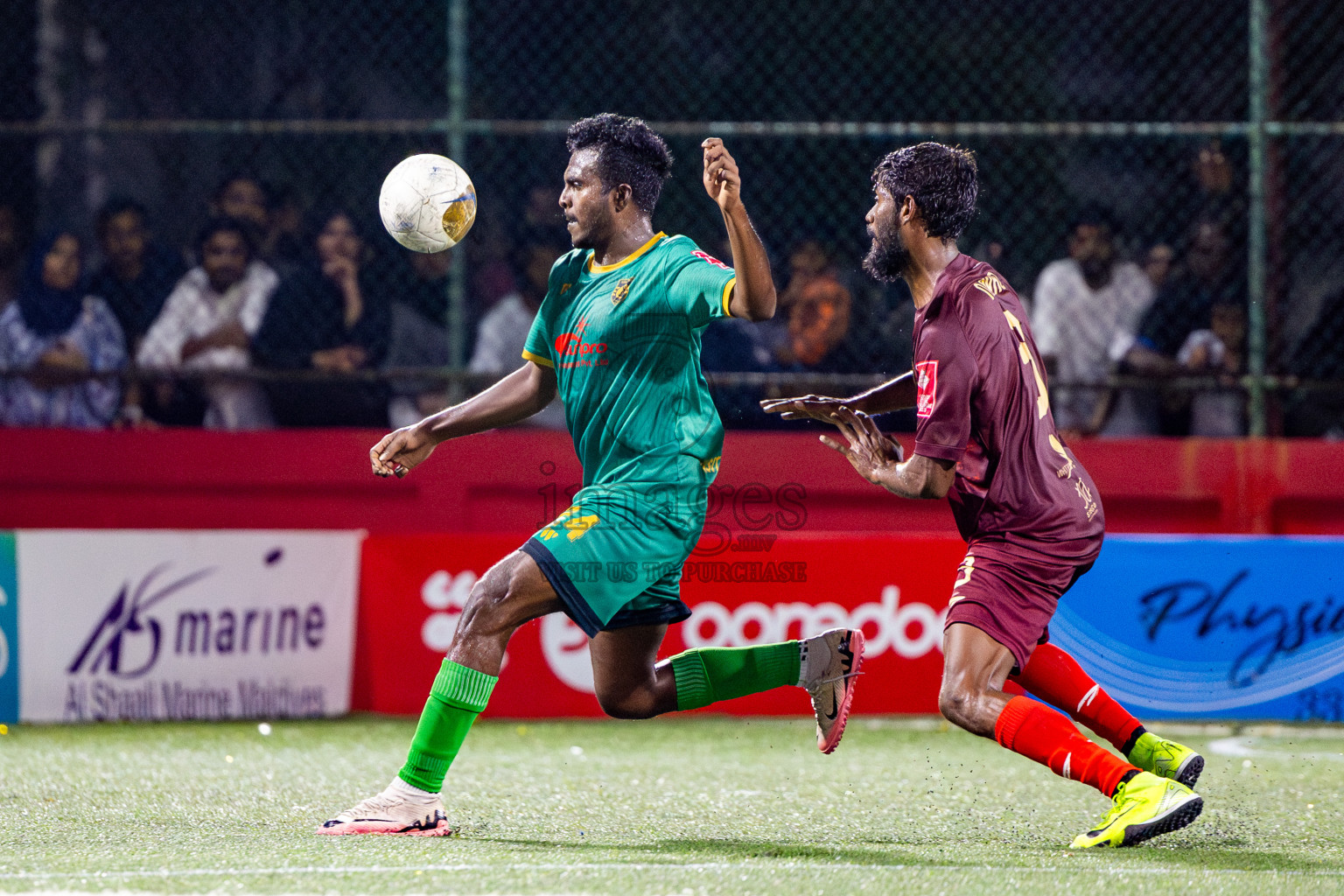 V Keyodhoo vs Adh Mandhoo in Zone round Day 27 of Golden Futsal Challenge 2025 was held on Friday , 31st January 2025, in Hulhumale', Maldives. Photos: Nausham Waheed / images.mv