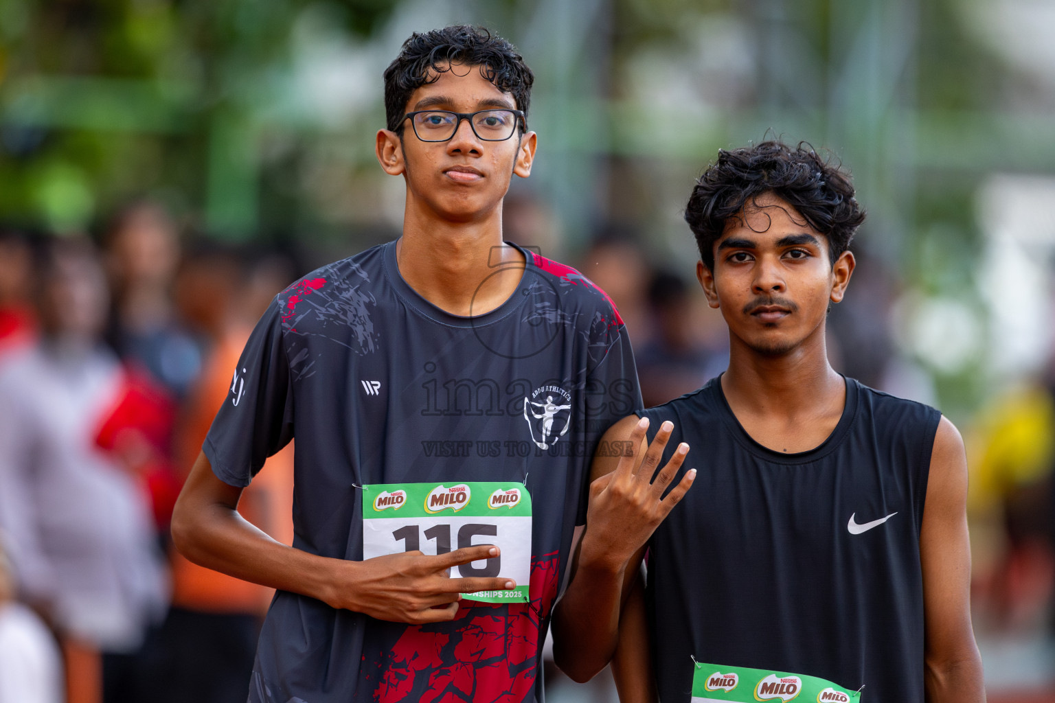 Day 2 of 12th Milo Association Championships was held in Ekuveni Track at Male', Maldives on Friday, 25th April 2025. Photos: Ismail Thoriq / images.mv