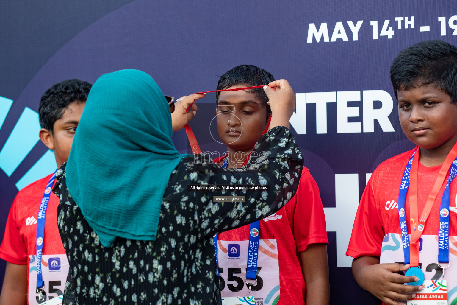 Day five of Inter School Athletics Championship 2023 was held at Hulhumale' Running Track at Hulhumale', Maldives on Wednesday, 18th May 2023. Photos: Nausham Waheed / images.mv