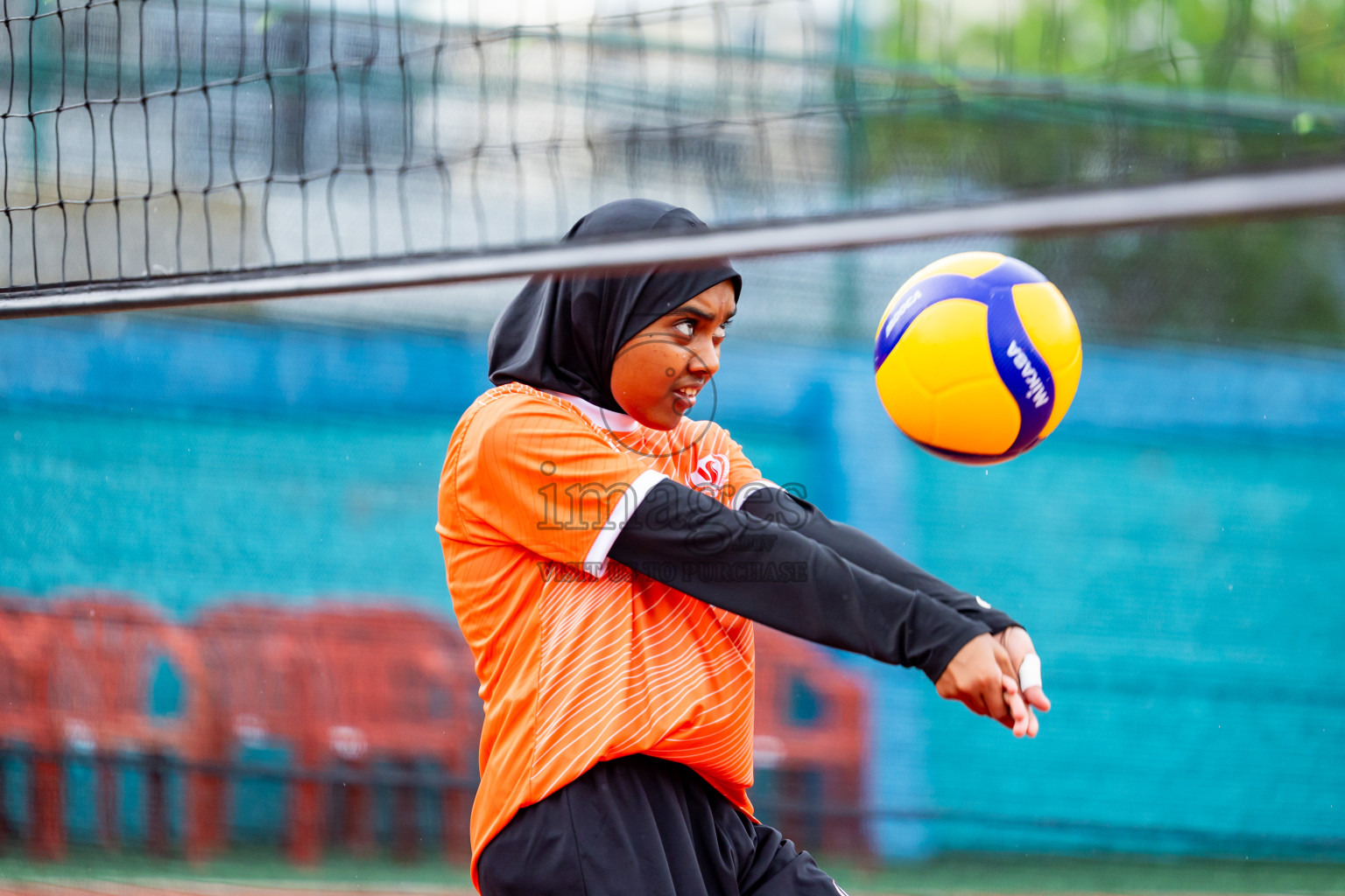 Day 2 of Interschool Volleyball Tournament 2024 was held in Ekuveni Volleyball Court at Male', Maldives on Sunday, 24th November 2024. Photos: Nausham Waheed / images.mv