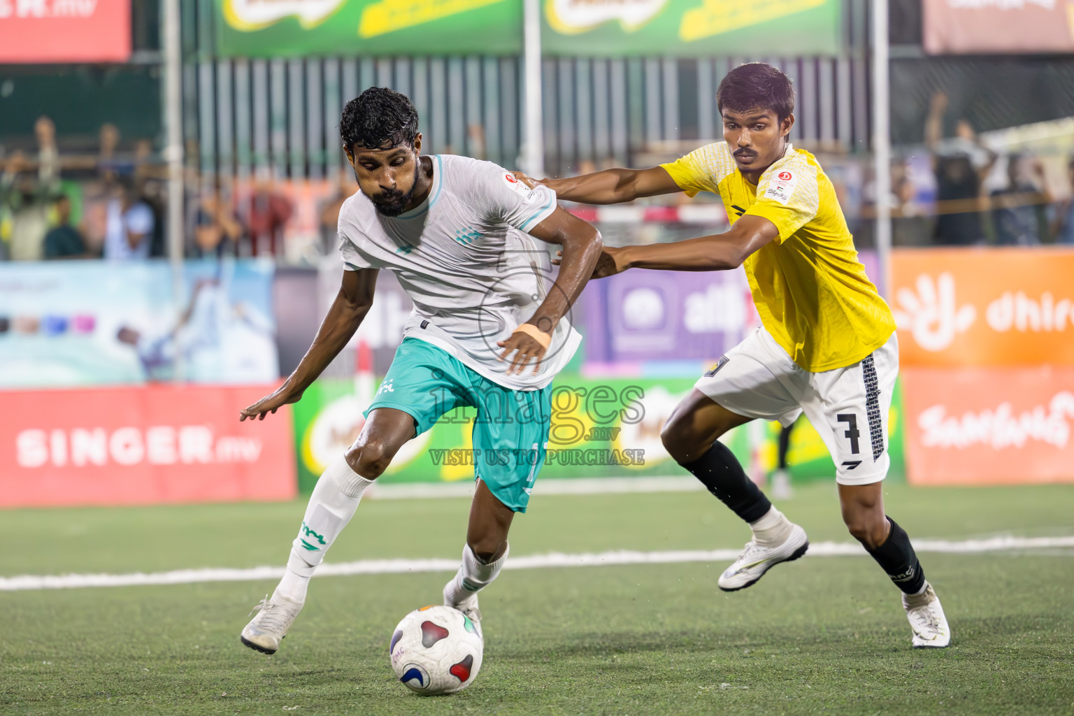 RRC vs MPL in Semi Finals of Club Maldives Cup 2024 held in Rehendi Futsal Ground, Hulhumale', Maldives on Monday, 14th October 2024. Photos: Ismail Thoriq / images.mv