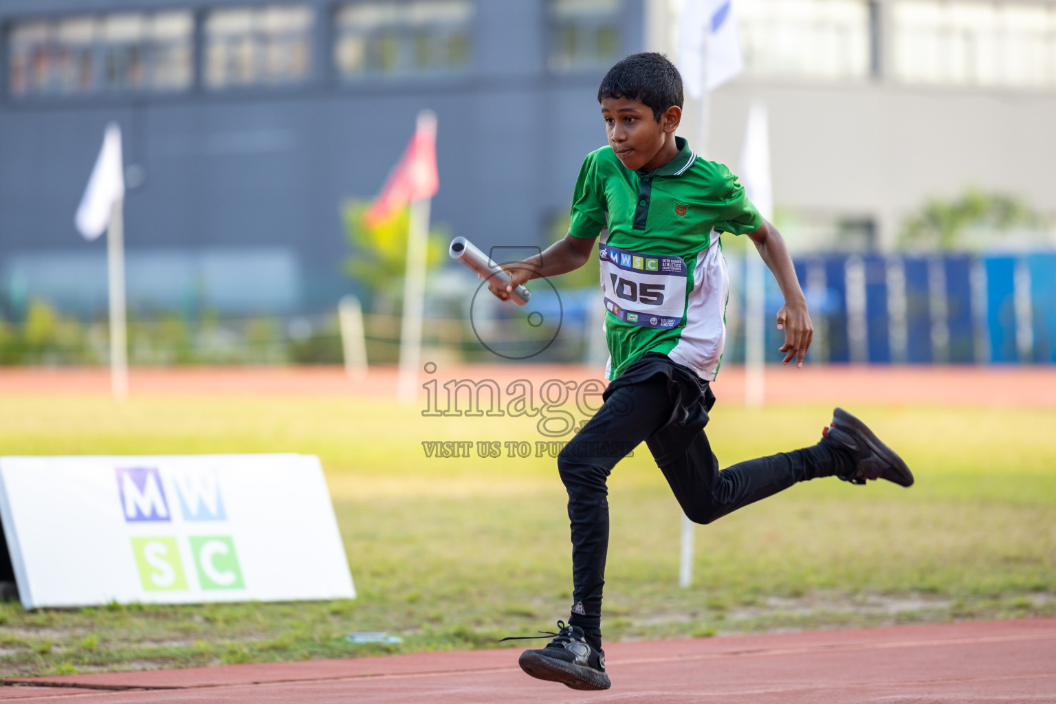 Day 5 of MWSC Interschool Athletics Championships 2024 held in Hulhumale Running Track, Hulhumale, Maldives on Wednesday, 13th November 2024. Photos by: Ismail Thoriq / Images.mv