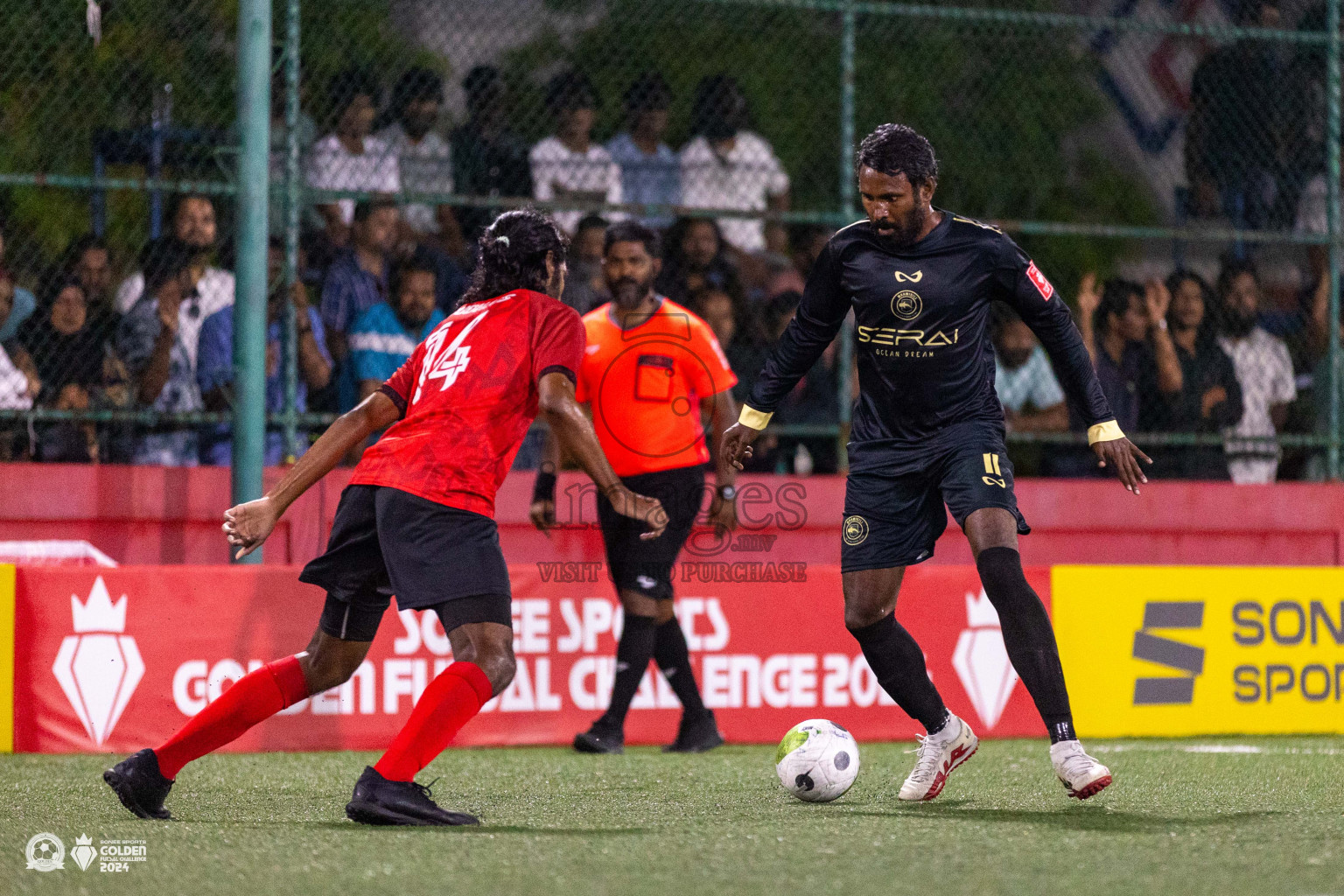 ADh Dhangethi vs ADh Maamigili in Day 7 of Golden Futsal Challenge 2024 was held on Saturday, 20th January 2024, in Hulhumale', Maldives Photos: Ismail Thoriq / images.mv