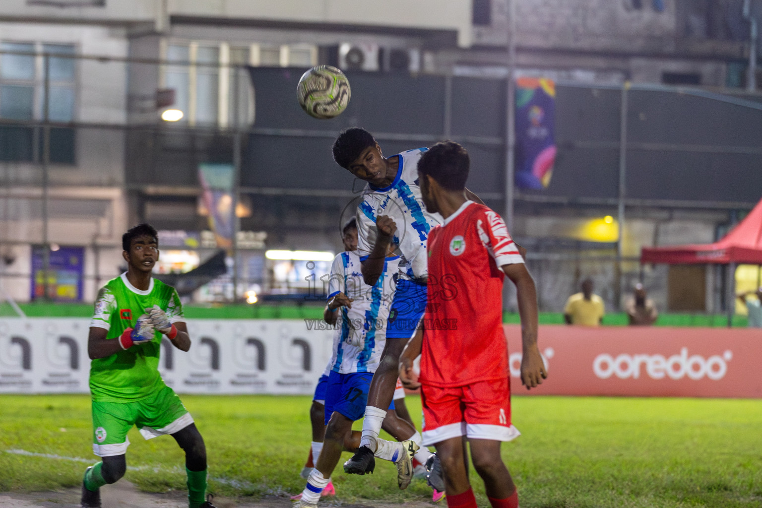 Super United Sports vs Huriyya (U16) in Day 8 of Dhivehi Youth League 2024 held at Henveiru Stadium on Monday, 2nd December 2024. Photos: Mohamed Mahfooz Moosa / Images.mv