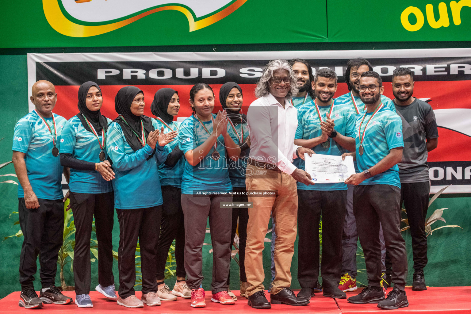 Final of Badminton association mixed group championship 2021 held in Male', Maldives Photos by Nausham Waheed