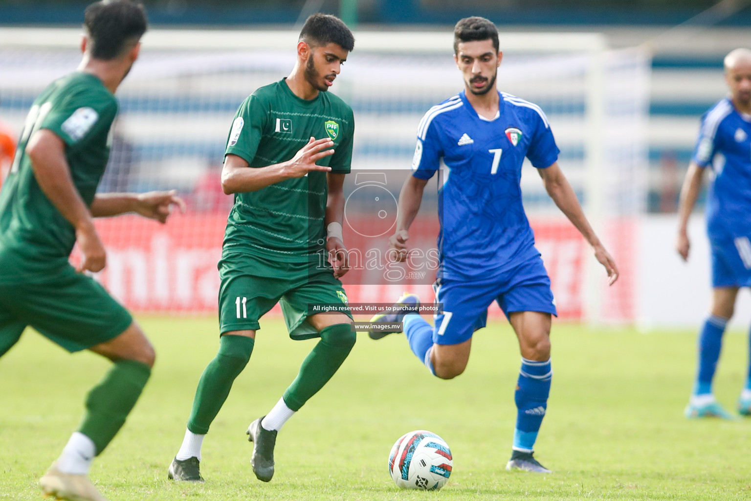 Pakistan vs Kuwait in SAFF Championship 2023 held in Sree Kanteerava Stadium, Bengaluru, India, on Saturday, 24th June 2023. Photos: Nausham Waheedh / images.mv