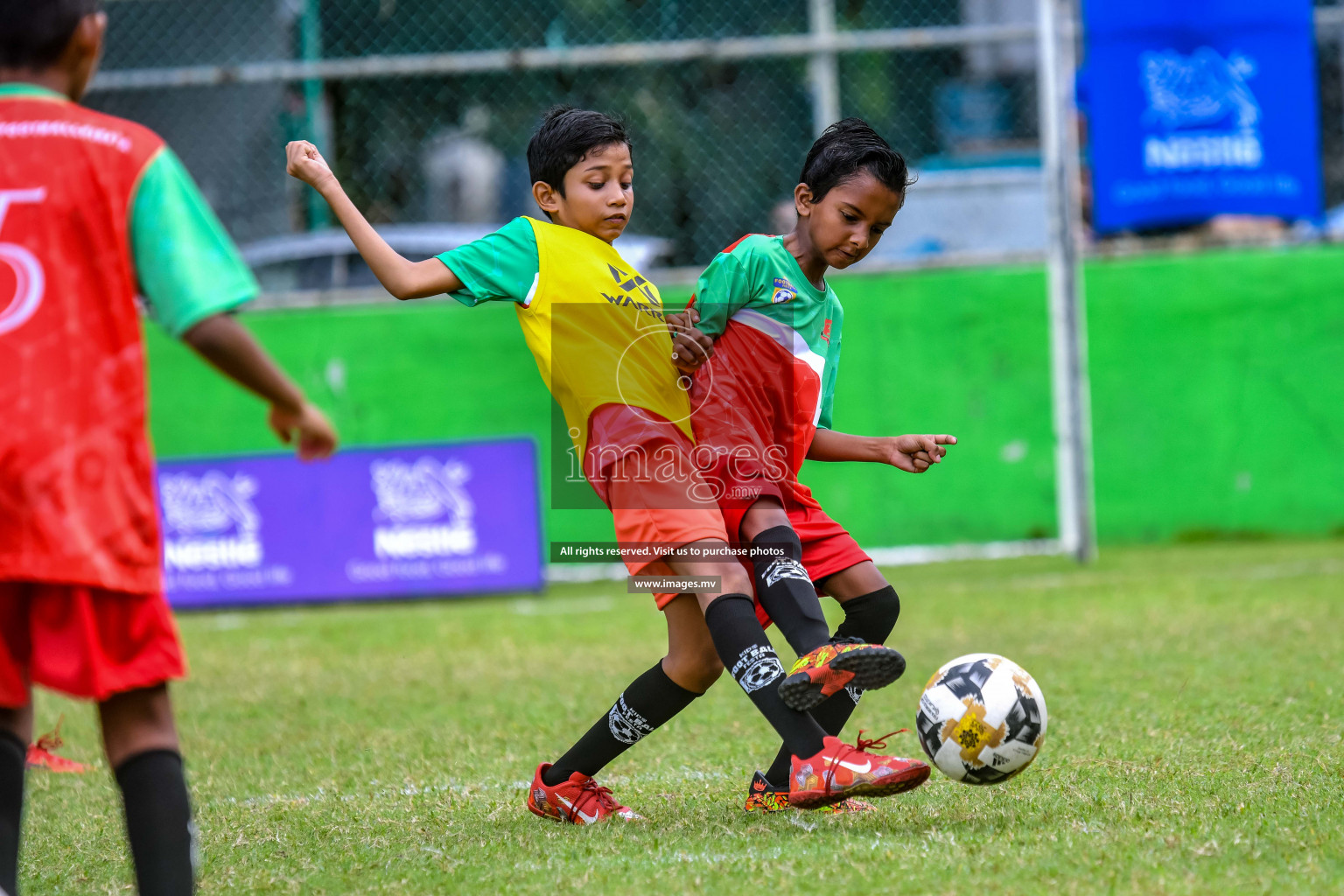 Day 1 of Milo Kids Football Fiesta 2022 was held in Male', Maldives on 19th October 2022. Photos: Nausham Waheed/ images.mv