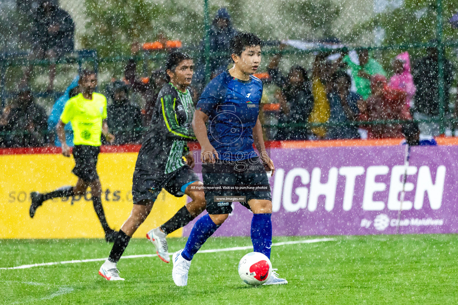 WAMCO vs Team Fenaka in Eighteen Thirty Women's Futsal Fiesta 2022 was held in Hulhumale', Maldives on Friday, 14th October 2022. Photos: Hassan Simah / images.mv