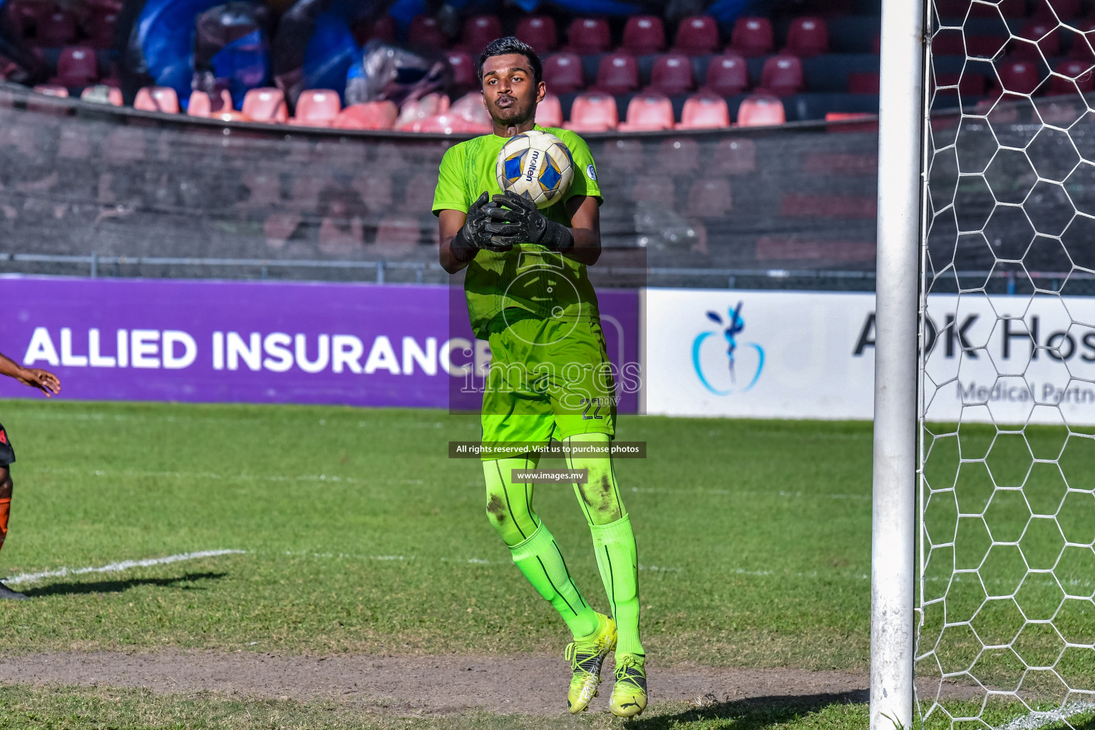 Club Eagles vs Super United sports in the FA Cup 2022 on 15th Aug 2022, held in National Football Stadium, Male', Maldives Photos: Nausham Waheed / Images.mv