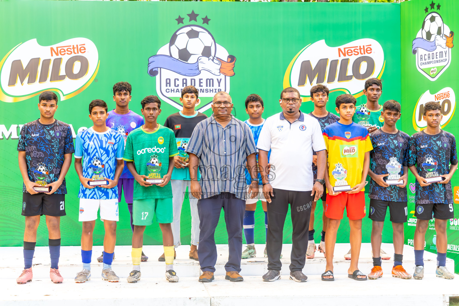 Day 4 of MILO Academy Championship 2024 (U-14) was held in Henveyru Stadium, Male', Maldives on Sunday, 3rd November 2024. Photos: Ismail Thoriq / Images.mv