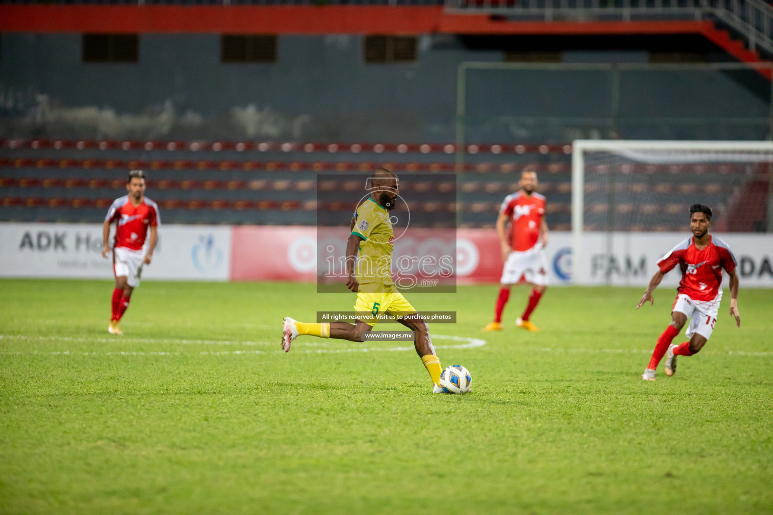 AFC Cup 2021 - Bashundhara Kings vs Maziya SRC in Male', Maldives on 18 August 2021.