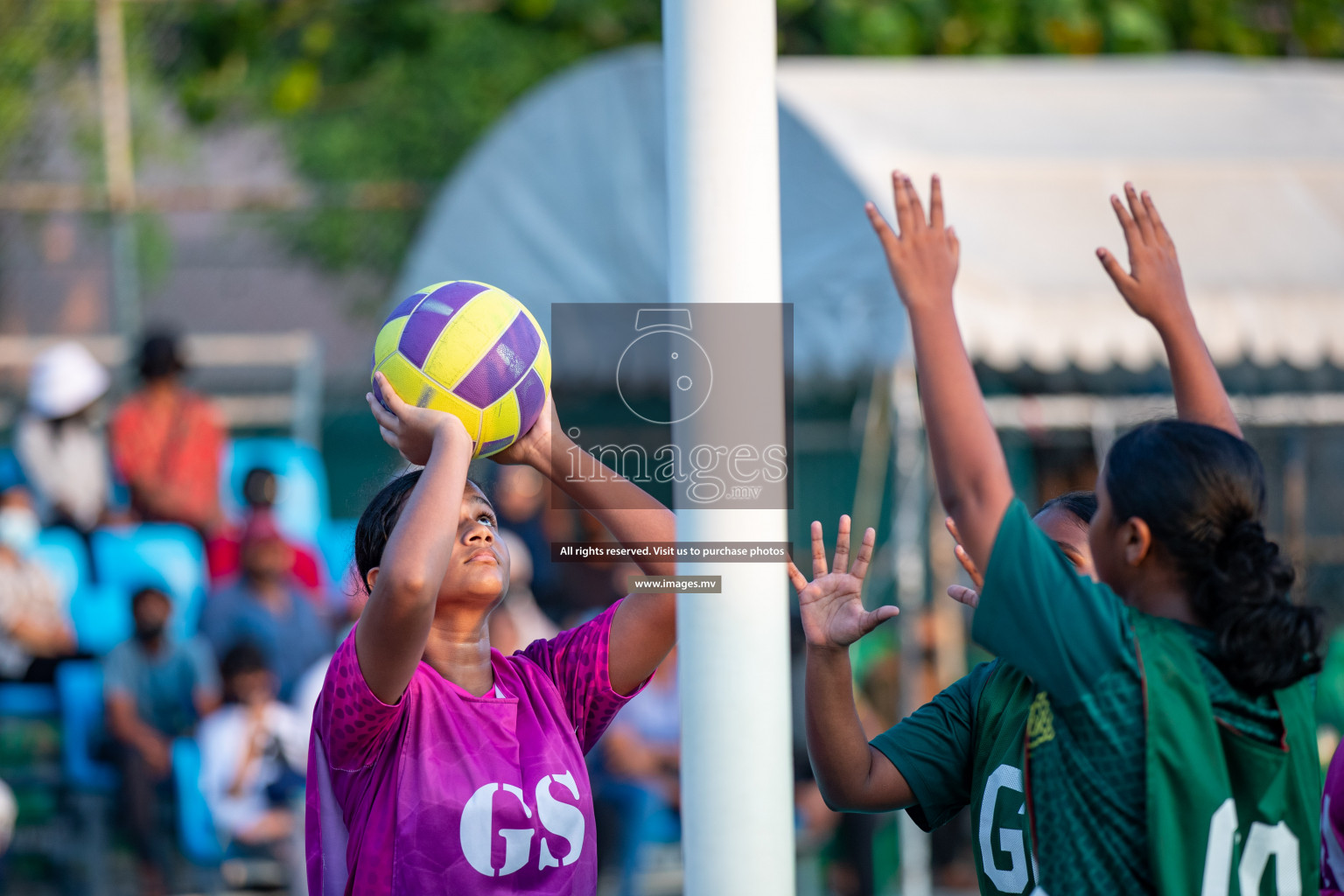 Day 8 of Junior Netball Championship 2022 on 11th March 2022 held in Male', Maldives. Photos by Nausham Waheed & Hassan Simah