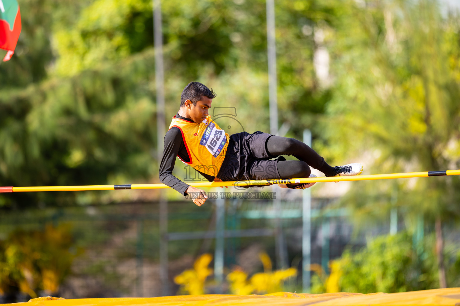 Day 1 of MWSC Interschool Athletics Championships 2024 held in Hulhumale Running Track, Hulhumale, Maldives on Saturday, 9th November 2024. Photos by: Ismail Thoriq / Images.mv