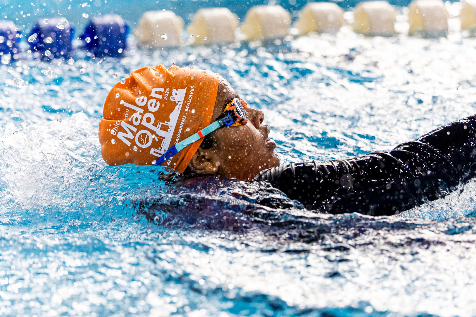 Day 5 of 1st National Short Course Swimming Competition held in Hulhumale', Maldives on Wednesday, 18th June 2025. Photos: Nausham Waheed / images.mv