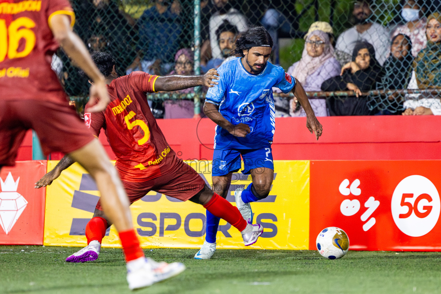 GA Gemanafushi VS GA Nilandhoo in Day 8 of Golden Futsal Challenge 2025 was held on Sunday, 12th January 2025, in Hulhumale', Maldives Photos: Nausham Waheed , Ismail Thoriq / images.mv