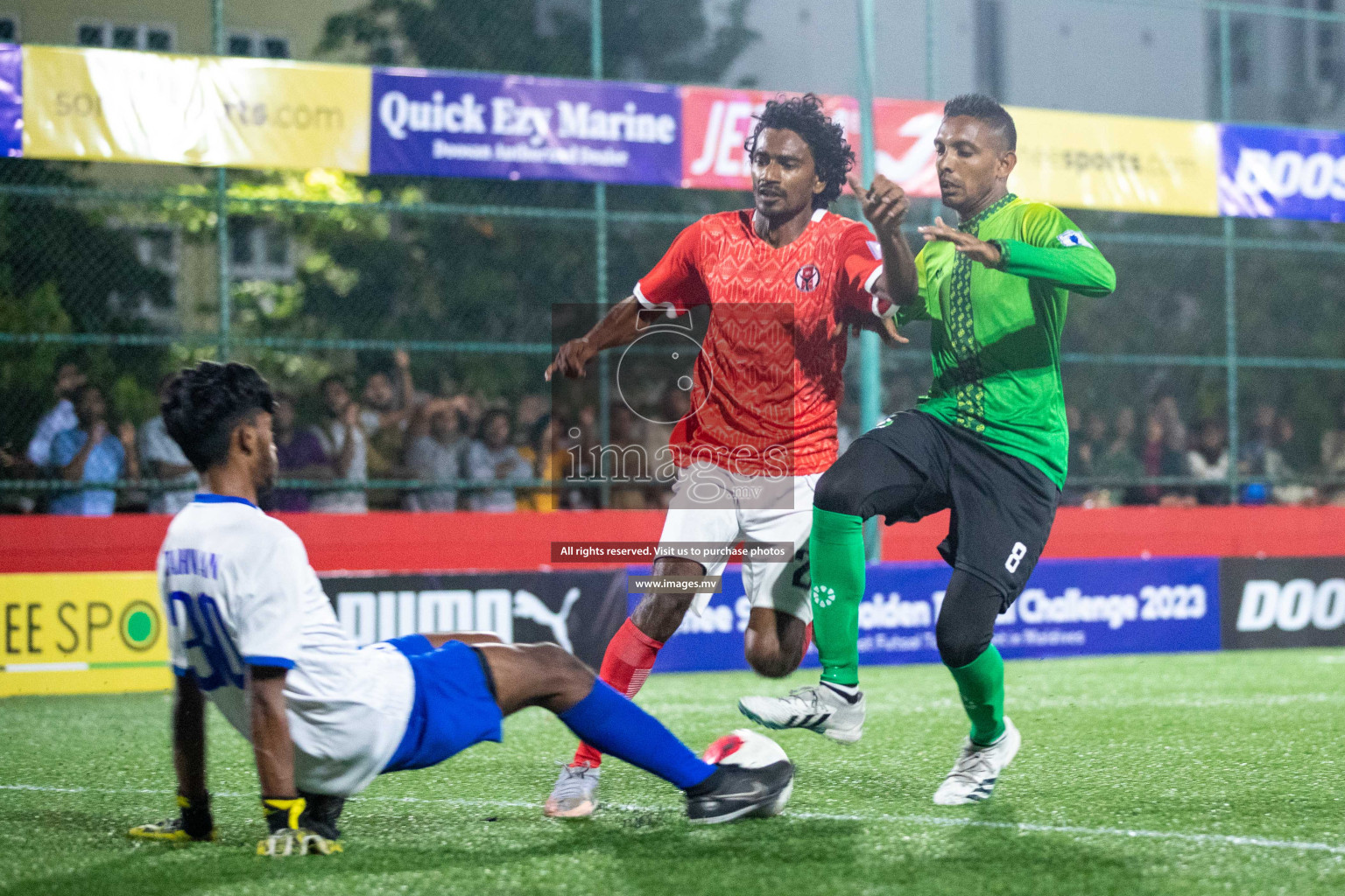 HA. Ihavandhoo vs HA. Vashafaru in Golden Futsal Challenge 2023 on 05 February 2023 in Hulhumale, Male, Maldives