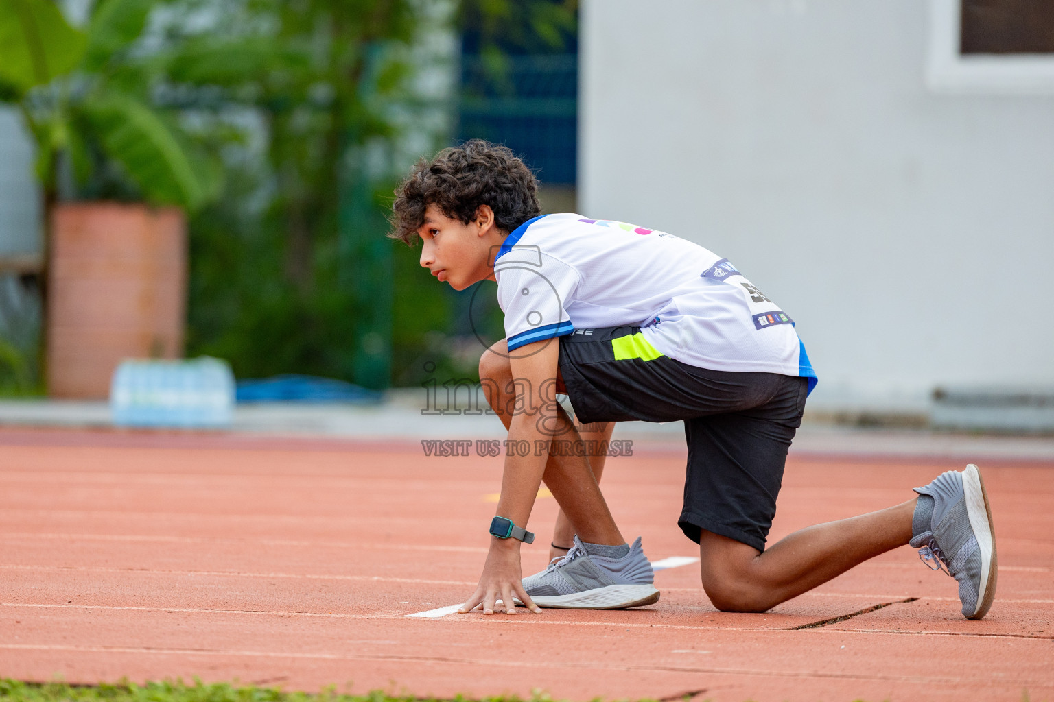 Day 2 of MWSC Interschool Athletics Championships 2024 held in Hulhumale Running Track, Hulhumale, Maldives on Sunday, 10th November 2024. 
Photos by: Hassan Simah / Images.mv