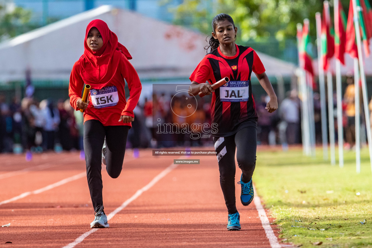 Day 3 of Inter-School Athletics Championship held in Male', Maldives on 25th May 2022. Photos by: Maanish / images.mv