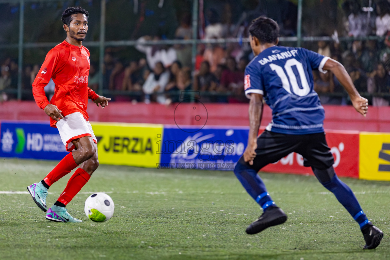 K. Gaafaru VS B. Eydhafushi on Day 36 of Golden Futsal Challenge 2024 was held on Wednesday, 21st February 2024, in Hulhumale', Maldives 
Photos: Hassan Simah/ images.mv