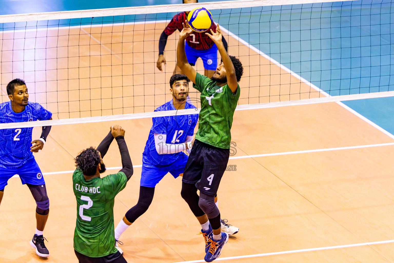 Police Club vs Club HDC in Semi Final of MILO VAM Cup 2024 Men's Division was held in Social Center Indoor Hall on Friday, 1st September 2024. Photos: Nausham Waheed / images.mv