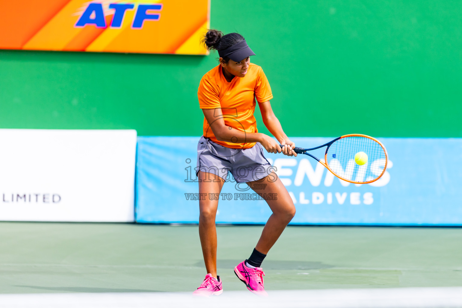 Day 5 of ATF Maldives Junior Open Tennis was held in Male' Tennis Court, Male', Maldives on Monday, 16th December 2024. Photos: Nausham Waheed/ images.mv