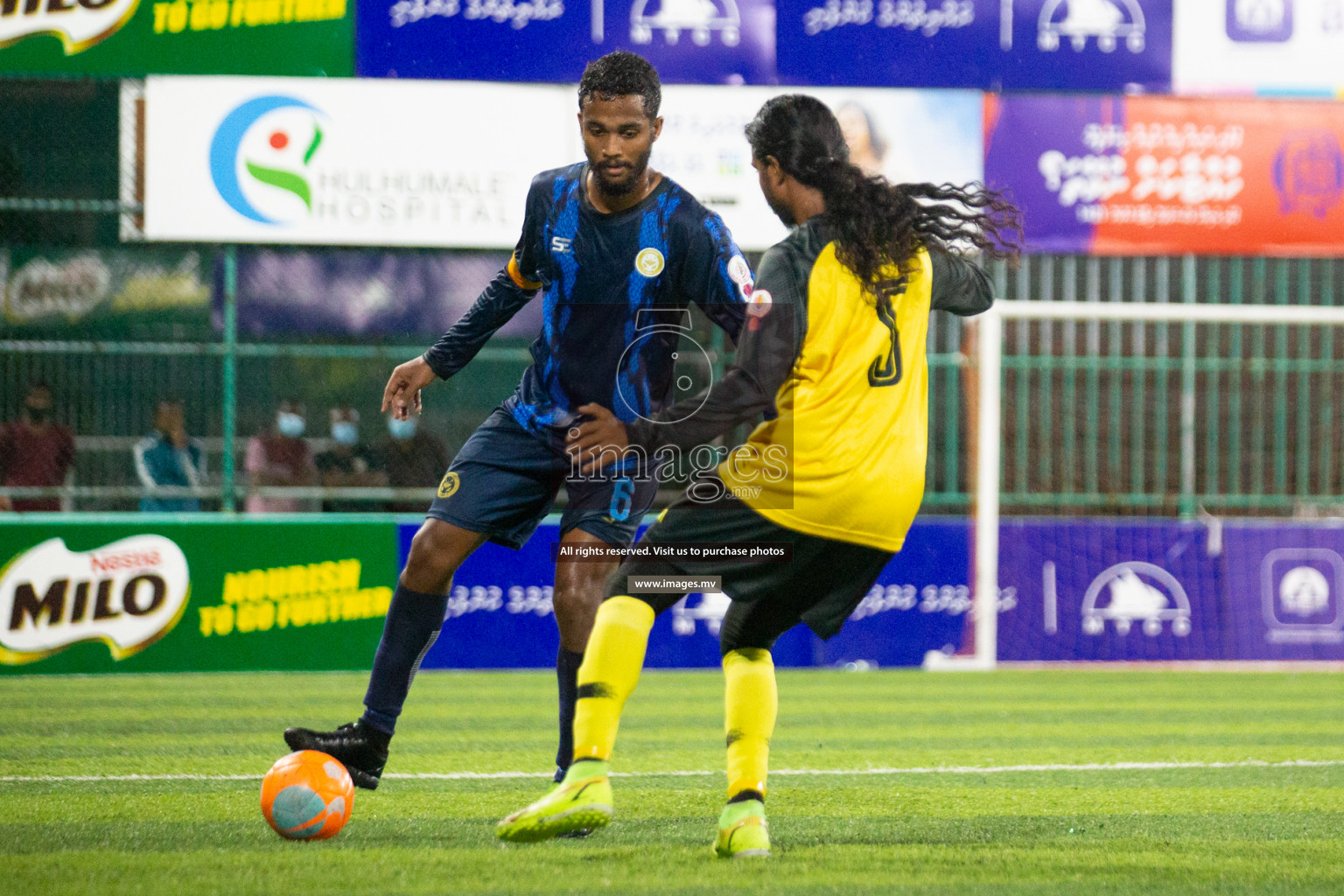 Team MPL vs Team RRC in the Quarter Finals of Club Maldives 2021 held at Hulhumale'; on 13th December 2021 Photos: Nasam/ images.mv