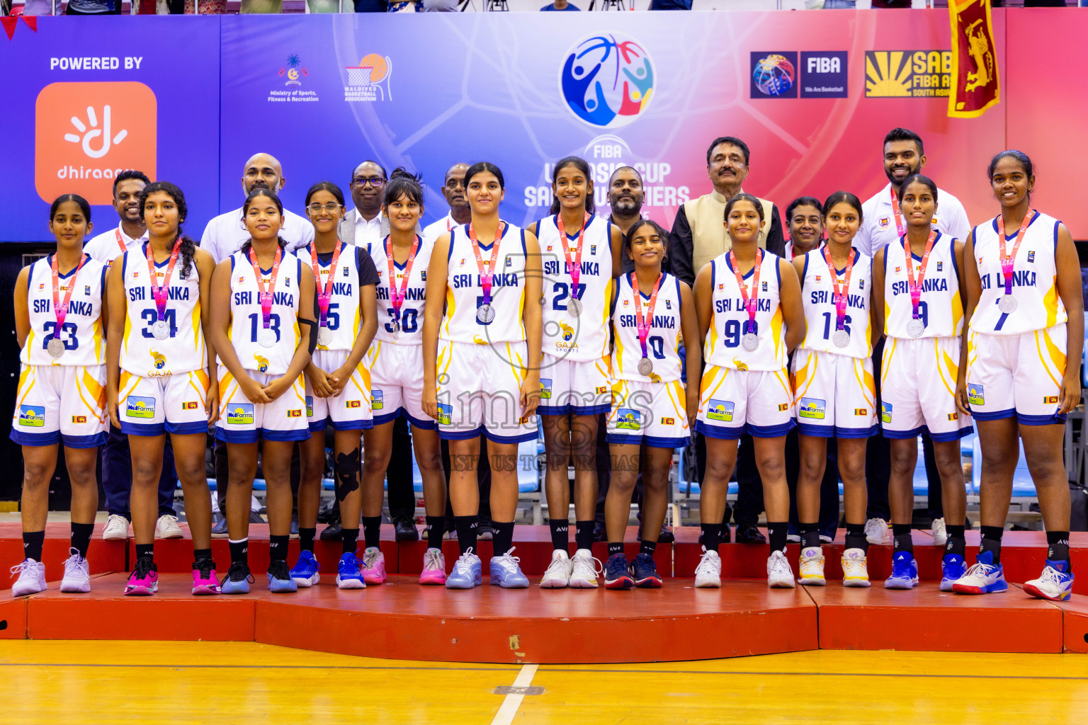 Closing Ceremony of Under 16 Asian Cup SABA Qualifiers 2025 was held in Social Center, Male', Maldives on Sunday, 15th June 2025. Photos: Nausham Waheed / images.mv