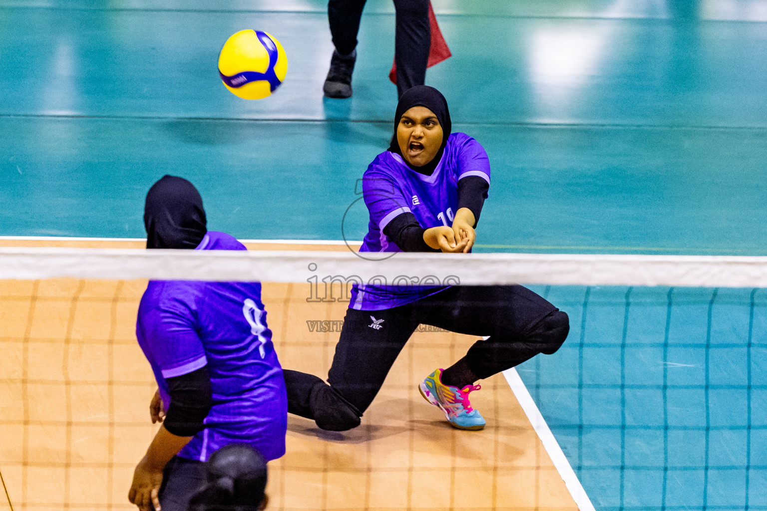 Semi Final of Women's Division of Milo VAM Cup 2024 held in Male', Maldives on Friday, 12th July 2024 at Social Center Indoor Hall Photos By: Nausham Waheed / images.mv