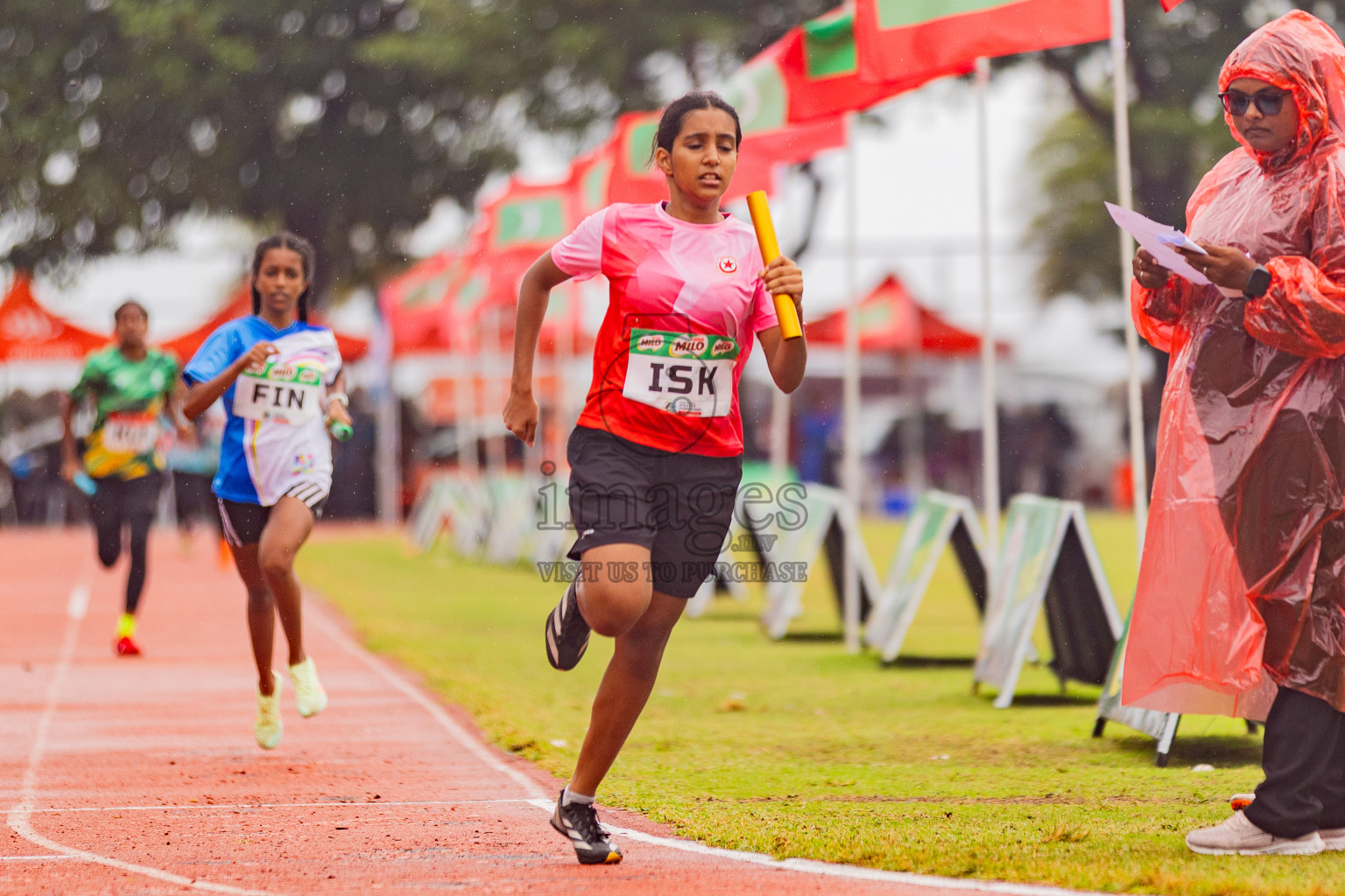 Day 6 of Inter-school Athletics Championship 2025 held in Ekuveni Synthetic Track, Male', Maldives on Sunday, 12th October 2025. Photos by: Areef Adam / Images.mv