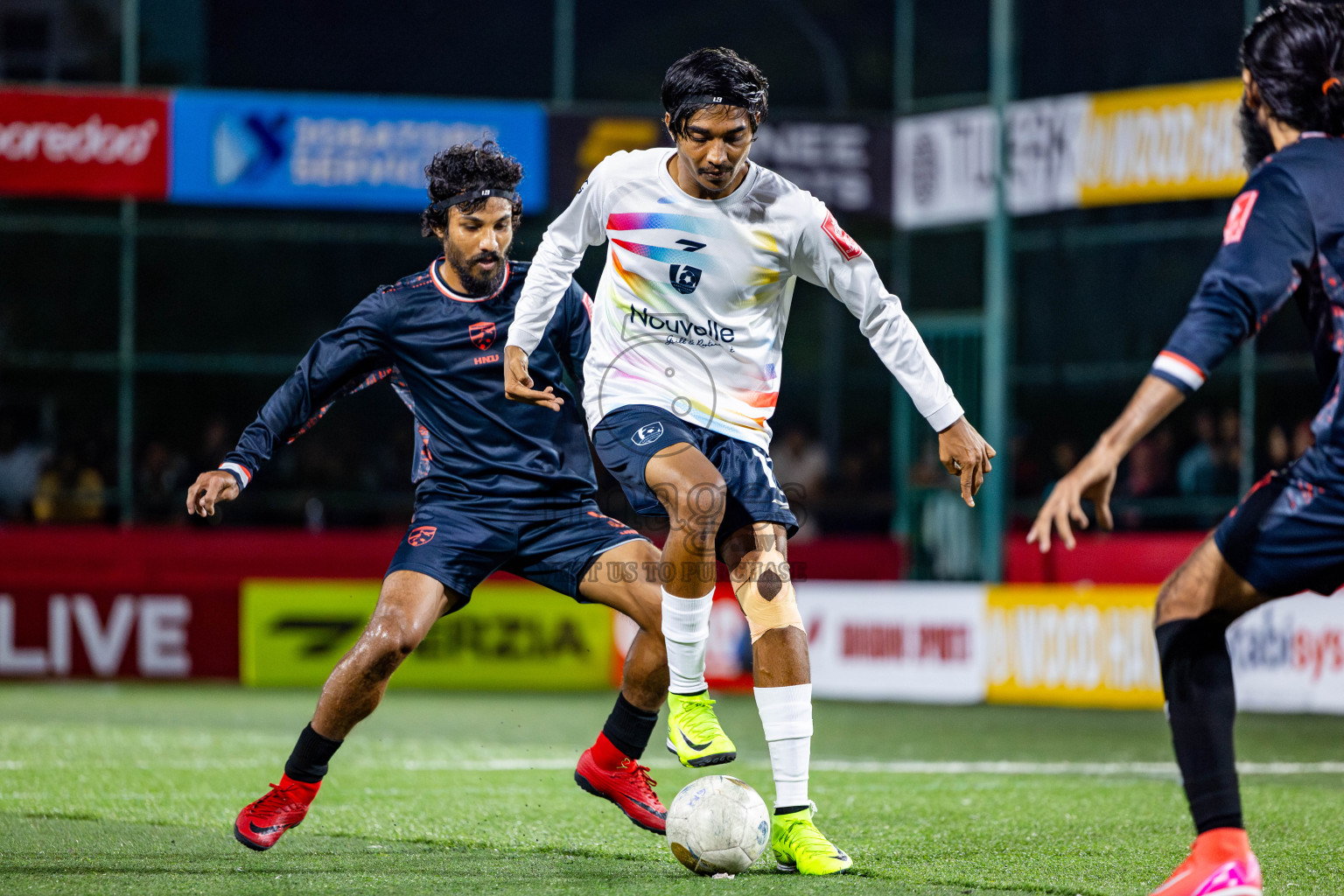R Inguraidhoo vs Sh Kanditheem in zone round on Day 29 of Golden Futsal Challenge 2025 was held on Sunday , 2nd February 2025, in Hulhumale', Maldives. Photos: Nausham Waheed / images.mv