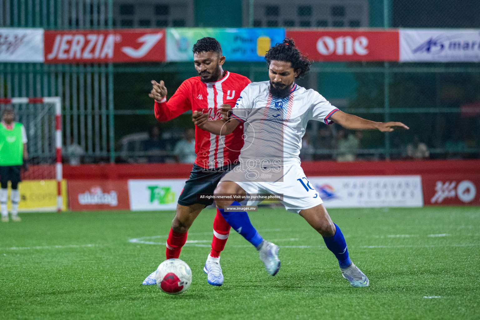 GA. Kanduhulhudhoo vs GA. Nilandhoo in Day 7 of Golden Futsal Challenge 2023 on 11 February 2023 in Hulhumale, Male, Maldives