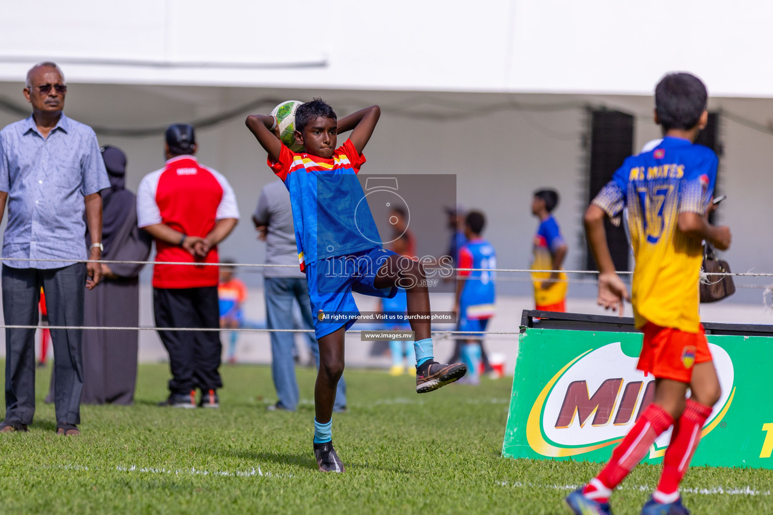 Day 1 of MILO Academy Championship 2023 (U12) was held in Henveiru Football Grounds, Male', Maldives, on Friday, 18th August 2023. 
Photos: Ismail Thoriq / images.mv