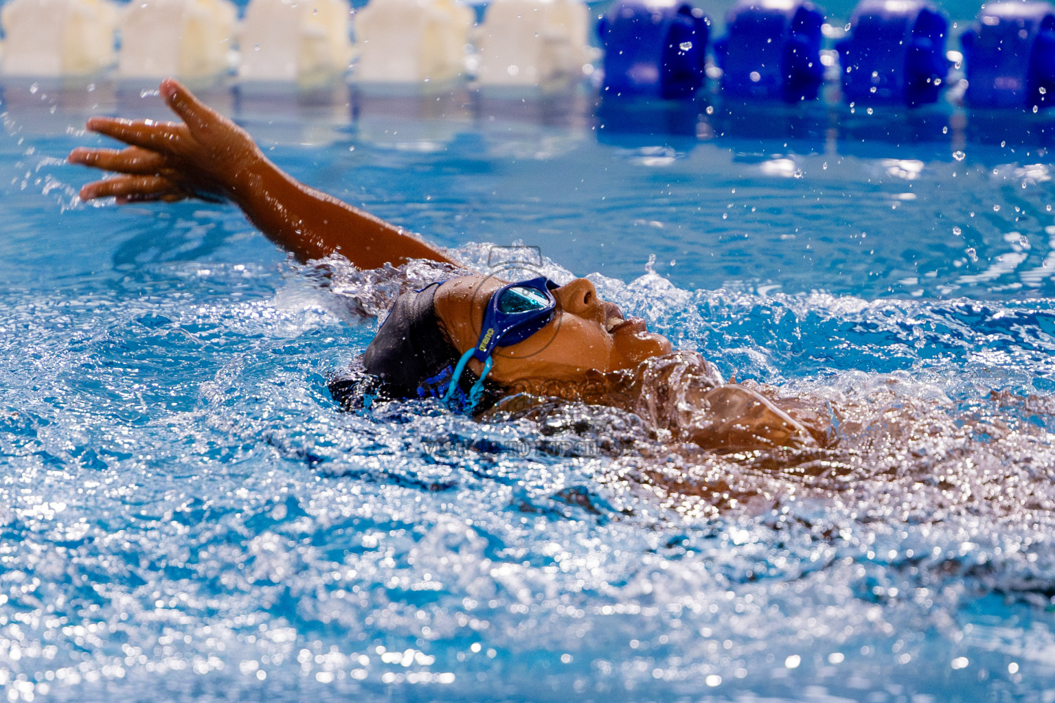 Day 1 of BML 5th National Swimming Kids Festival 2024 held in Hulhumale', Maldives on Monday, 18th November 2024. Photos: Nausham Waheed / images.mv