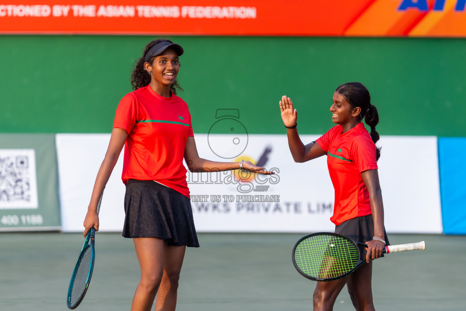 Day 4 of ATF Maldives Junior Open Tennis was held in Male' Tennis Court, Male', Maldives on Thursday, 12th December 2024. Photos: Nausham Waheed/ images.mv