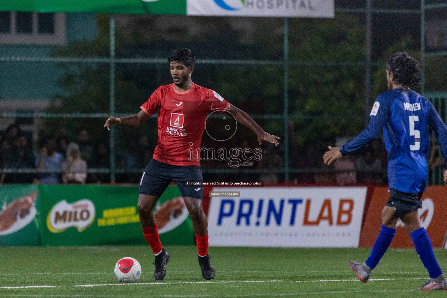 Team Fenaka vs United BML in Club Maldives Cup 2022 was held in Hulhumale', Maldives on Sunday, 9th October 2022. Photos: Ismail Thoriq / images.mv