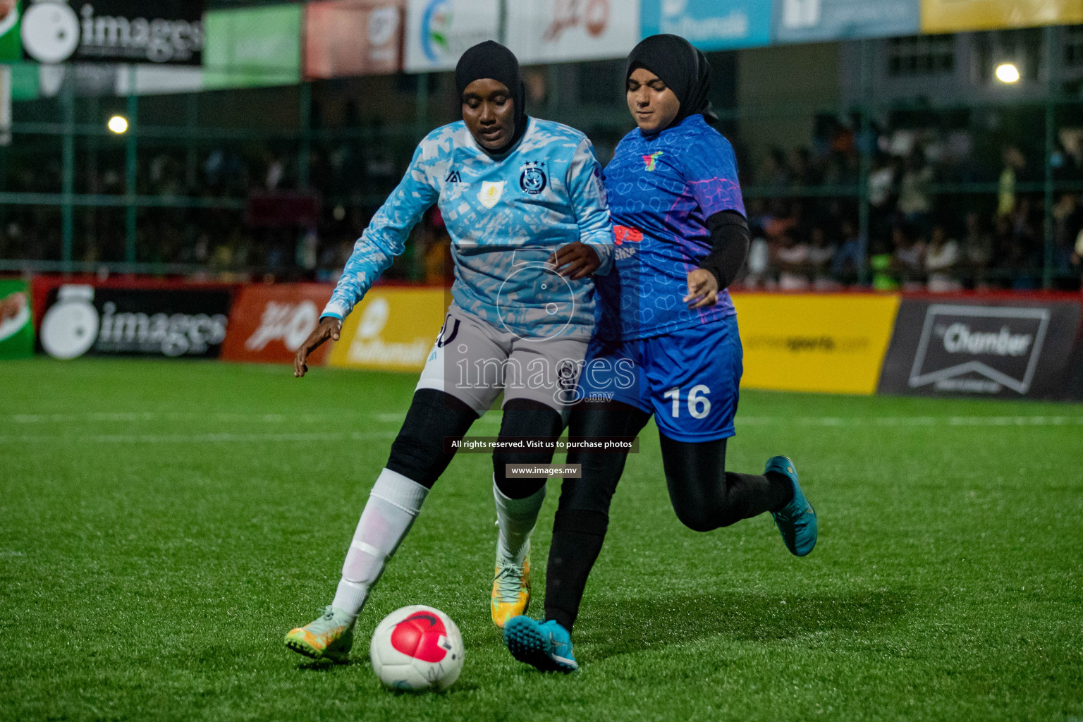 MPL vs Club MYS in Eighteen Thirty Women's Futsal Fiesta 2022 was held in Hulhumale', Maldives on Monday, 21st October 2022. Photos: Hassan Simah / images.mv