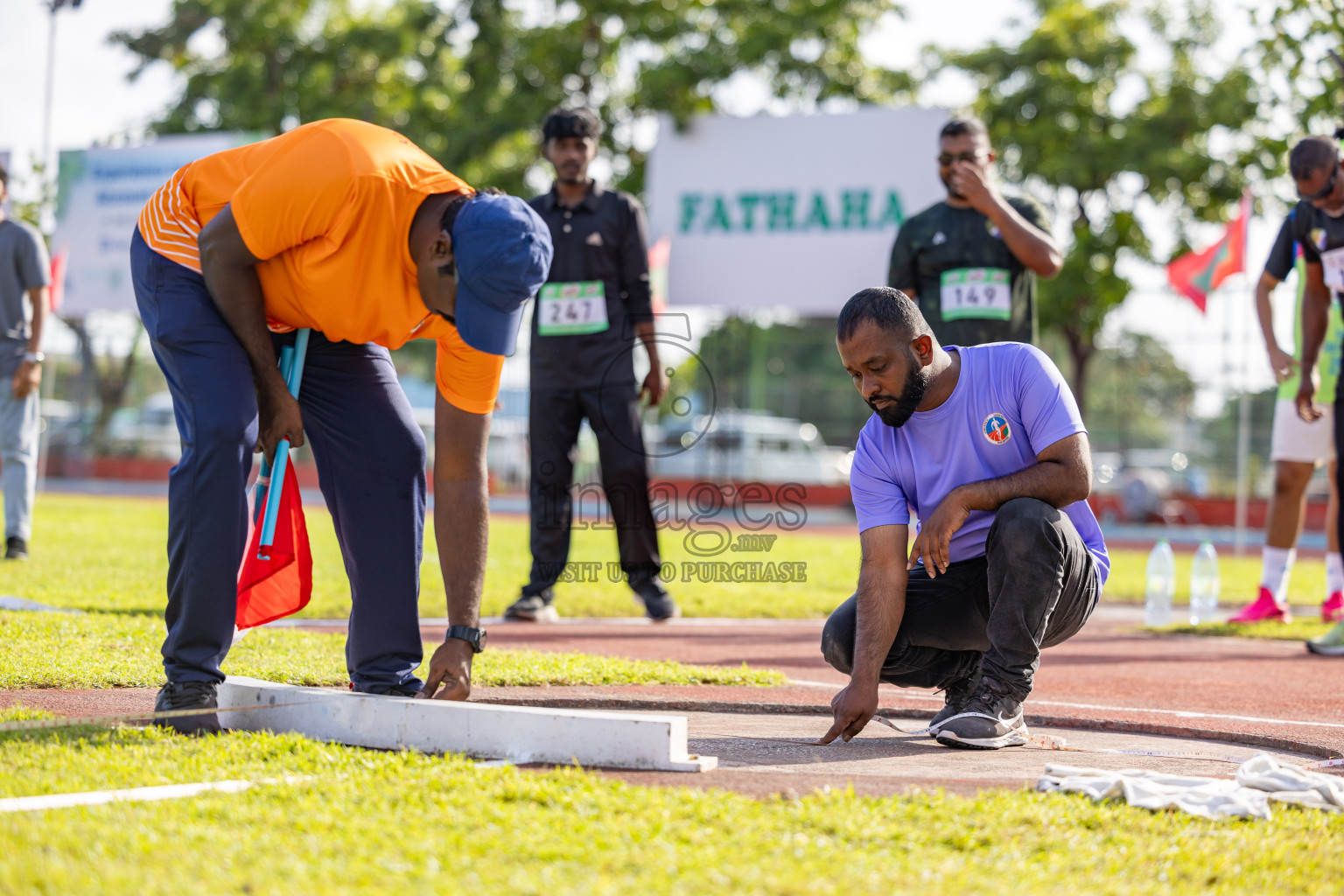 Day 3 of 33rd National Athletics Championship was held in Ekuveni Track at Male', Maldives on Saturday, 7th September 2024. Photos: Hassan Simah / images.mv