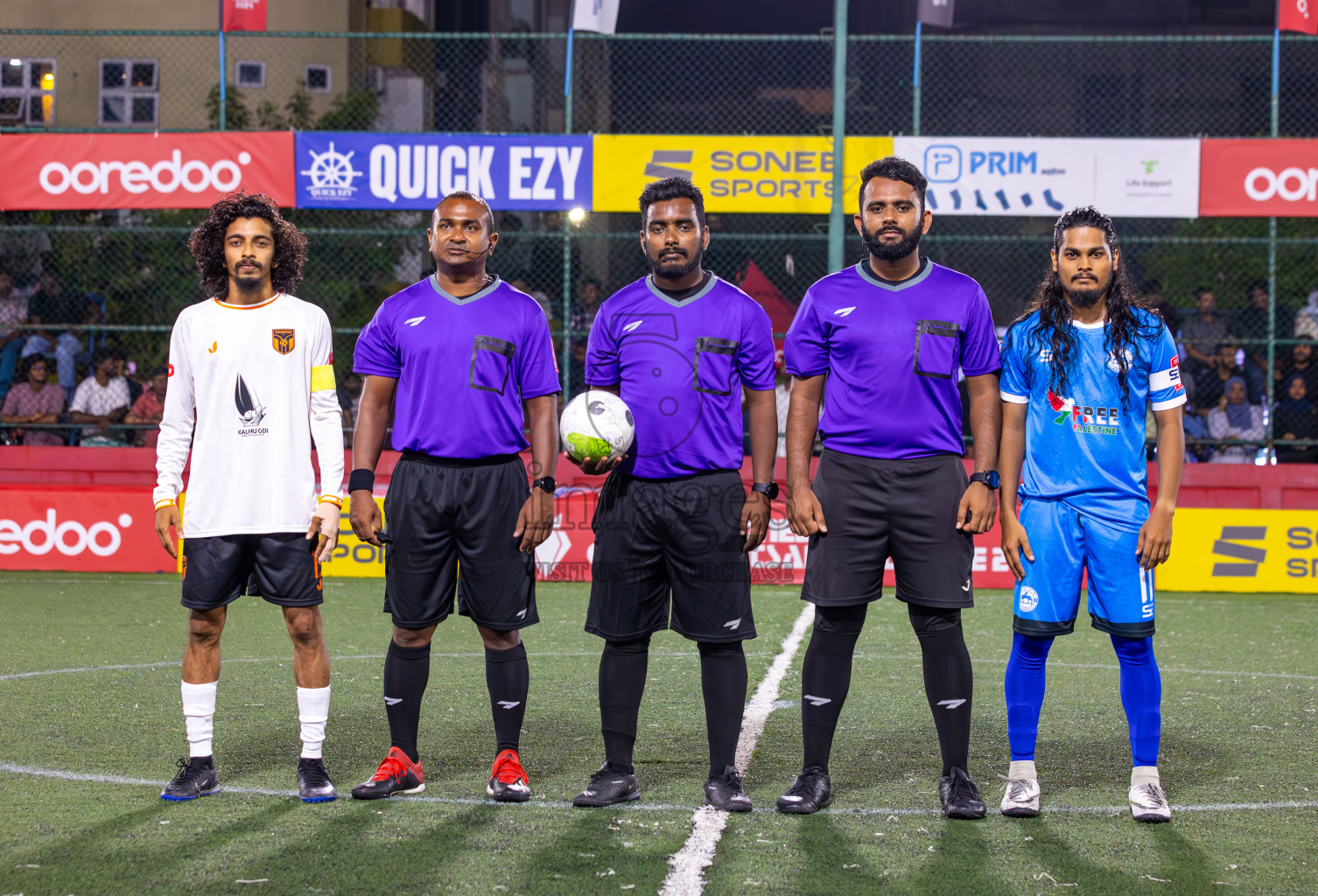 Th Veymandoo vs Th Hirilandhoo in Day 11 of Golden Futsal Challenge 2024 was held on Thursday, 25th January 2024, in Hulhumale', Maldives
Photos: Ismail Thoriq / images.mv