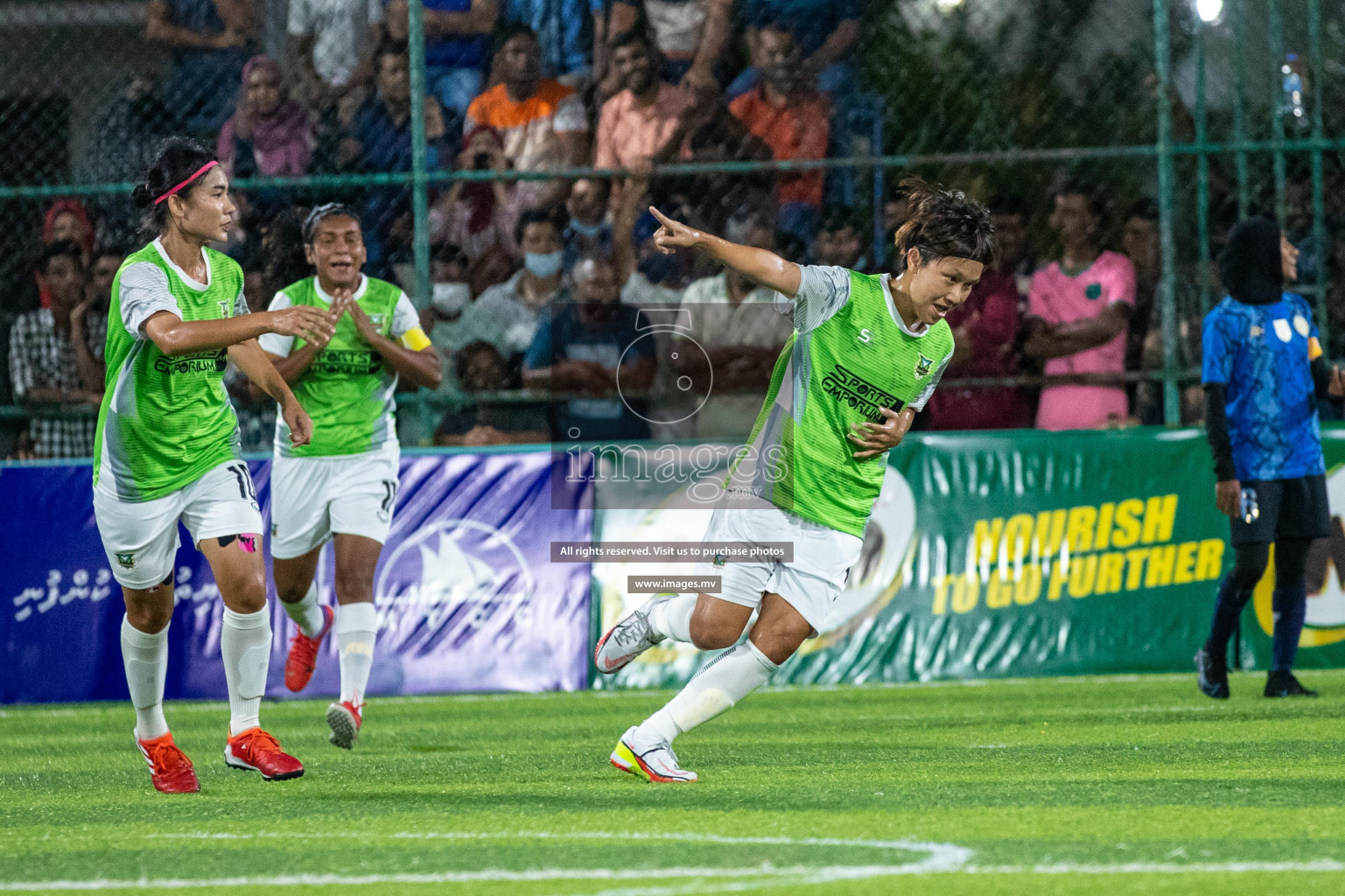 orts Limited vs WAMCO - in the Finals 18/30 Women's Futsal Fiesta 2021 held in Hulhumale, Maldives on 18 December 2021. Photos by Shuu Abdul Sattar