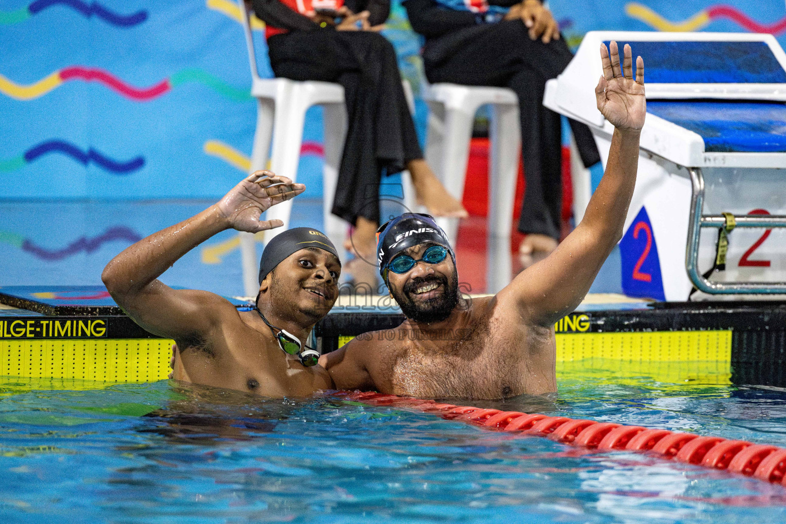 Day 5 of National Swimming Competition 2024 held in Hulhumale', Maldives on Tuesday, 17th December 2024. Photos: Hassan Simah / images.mv