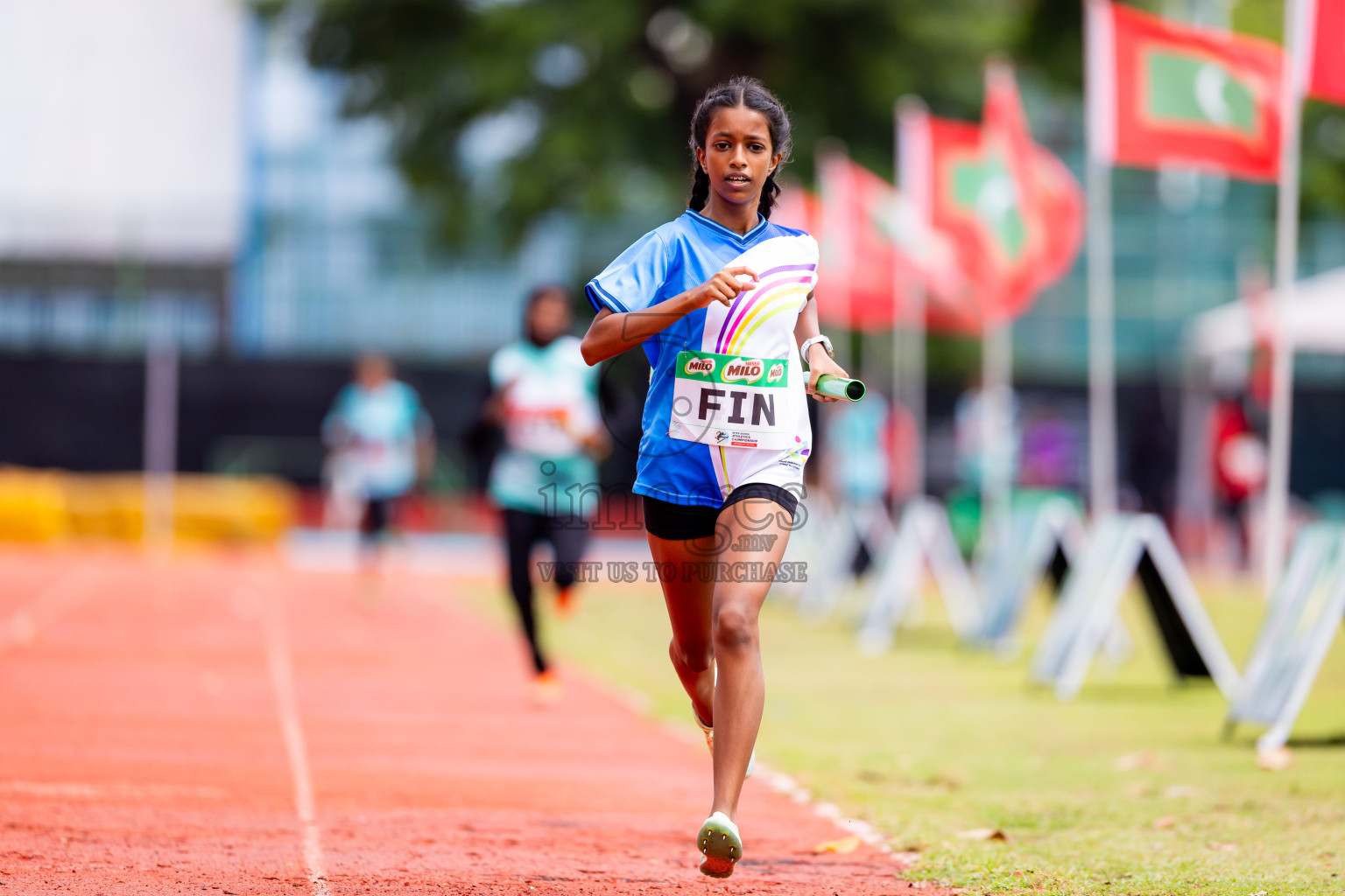 Day 6 of Inter-school Athletics Championship 2025 held in Ekuveni Synthetic Track, Male', Maldives on Sunday, 12th October 2025. Photos by: Nausham Waheed / Images.mv
