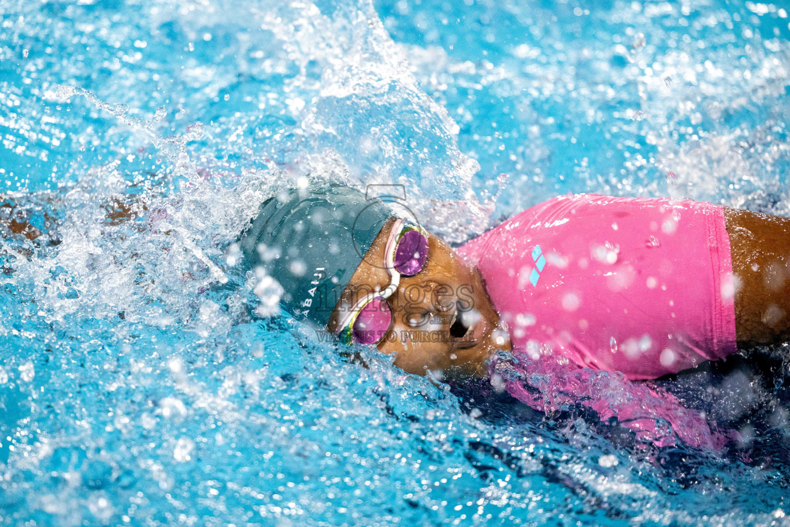 Day 1 of 20th Inter-school Swimming Competition 2024 held in Hulhumale', Maldives on Saturday, 12th October 2024. Photos: Ismail Thoriq / images.mv