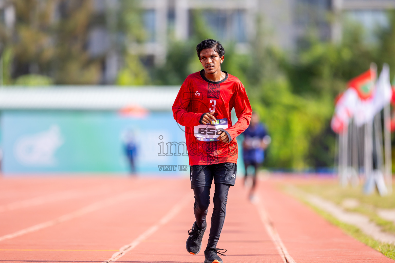 Day 6 of MWSC Interschool Athletics Championships 2024 held in Hulhumale Running Track, Hulhumale, Maldives on Thursday, 14th November 2024. Photos by: Nausham Waheed / Images.mv